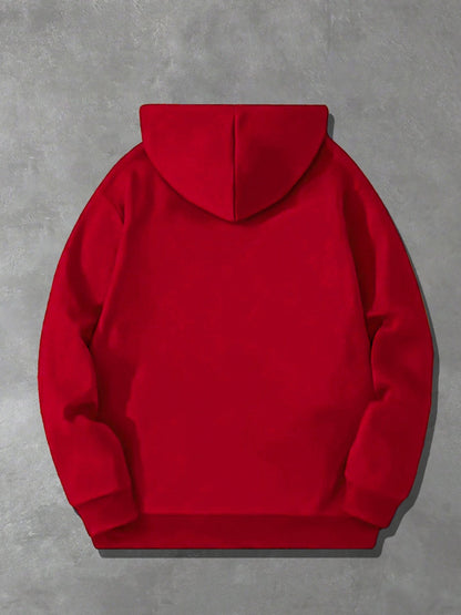 Sudadera casual elegante para hombre con estampado de la bandera argentina y letras