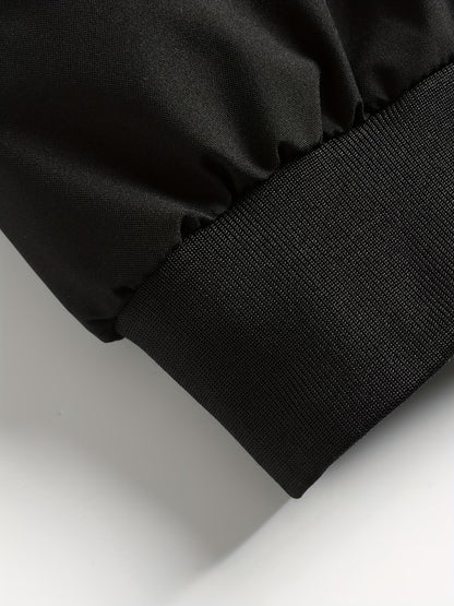 Chaqueta con Capucha y Cremallera para Hombre - Corte Holgado Casual, Marrón y Patrón a Cuadros, Capucha con Cordón, Mangas Largas, Forro, Perfecta para Primavera, Otoño e Invierno, Chaqueta de Otoño Invierno | Chaqueta con Patrón de Cuadros | Chaqueta co