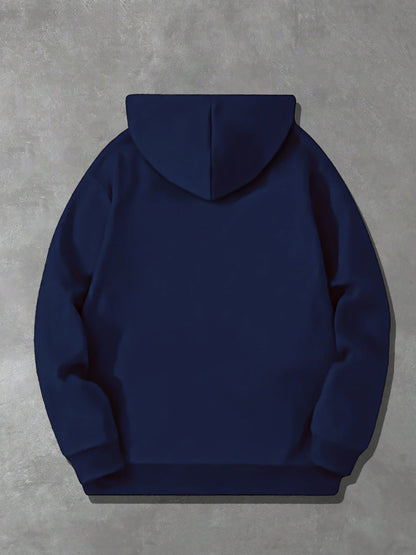 Sudadera casual elegante para hombre con estampado de la bandera argentina y letras